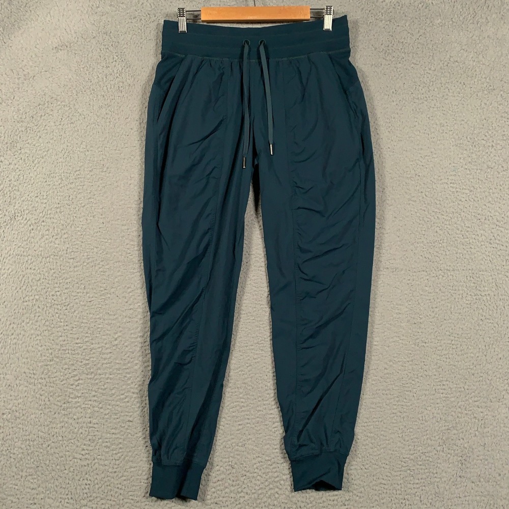 Lululemon Dance Studio Jogger Women's 8 Mid-Rise Teal Full Length Swift Pants